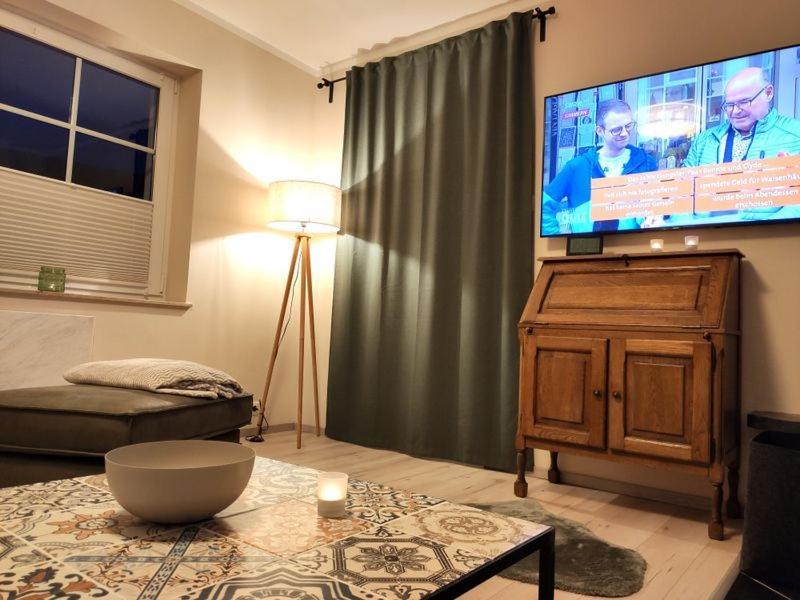 Ferienhaus Blaue Blume Mit 11 Kw Ladestation, Kamin, Terrasse, Eingezaeuntem Garten, Sauna, Wlan, Netflix, 2 Hunde Willkommen! Güntersberge Exterior foto